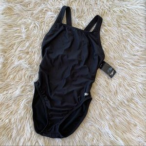 NWT - Speedo Pro LT One Piece Black Swimsuit 12/38
